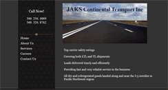 Desktop Screenshot of jakstrans.com