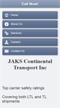 Mobile Screenshot of jakstrans.com